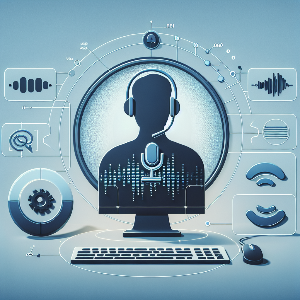 An image illustrating a virtual receptionist interface with voicemail transcription features