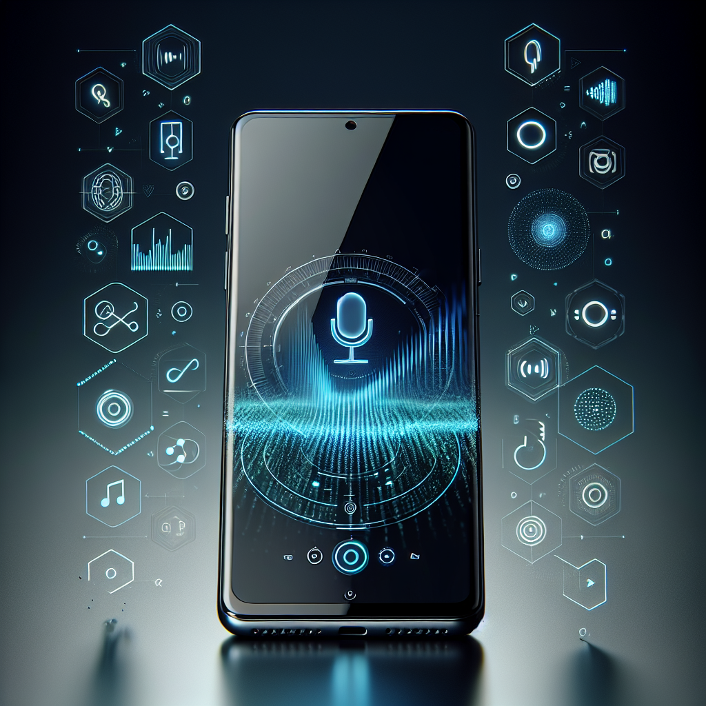 An AI-enhanced voice clarity technology integrated into the smartphone