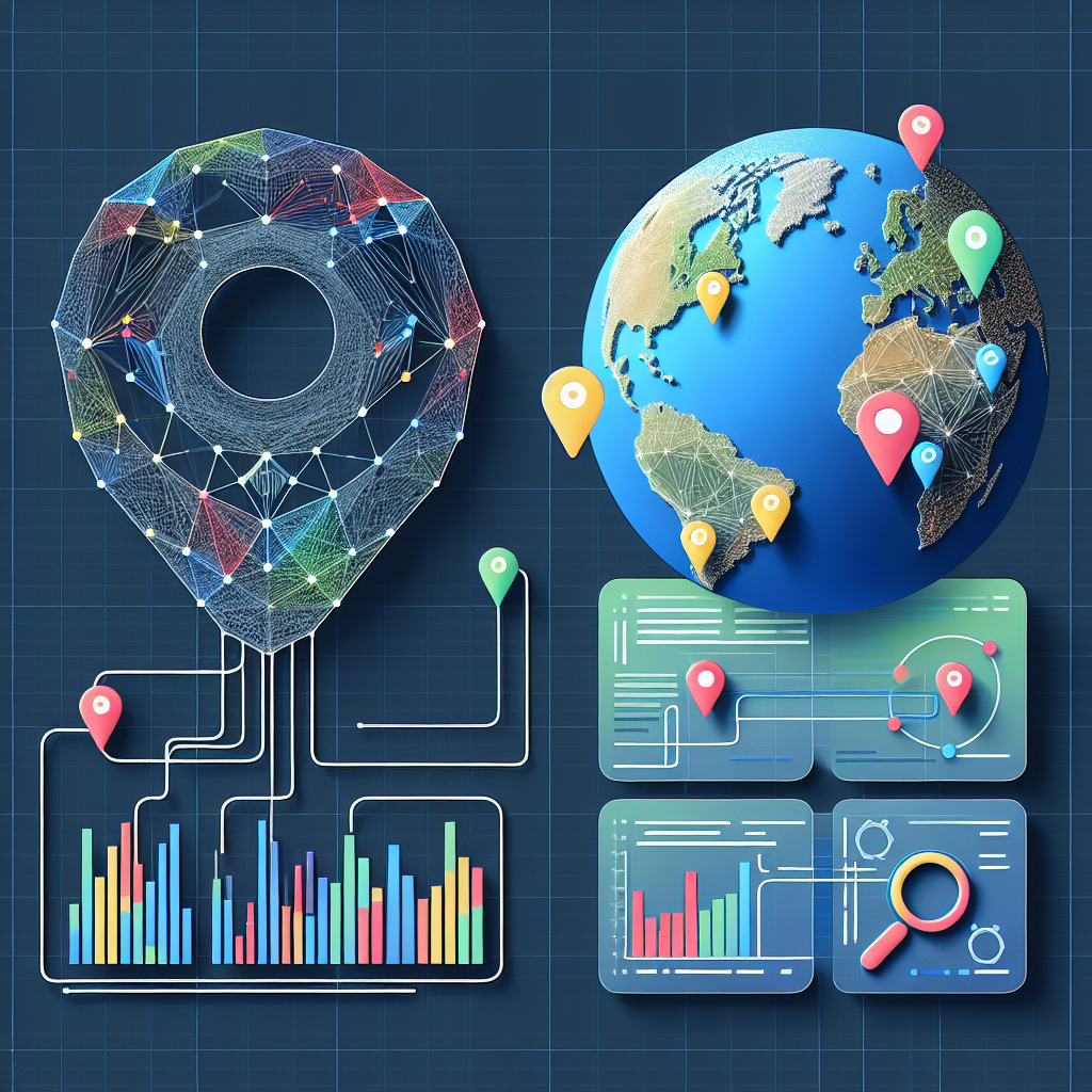 An illustration showing AI-powered site selection process by Google and IBM