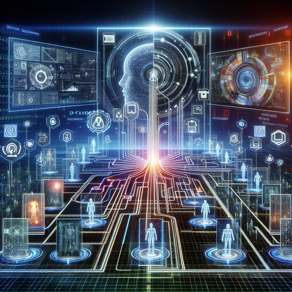 An image displaying AI's intervention in telecommunications, specifically the call flow design.