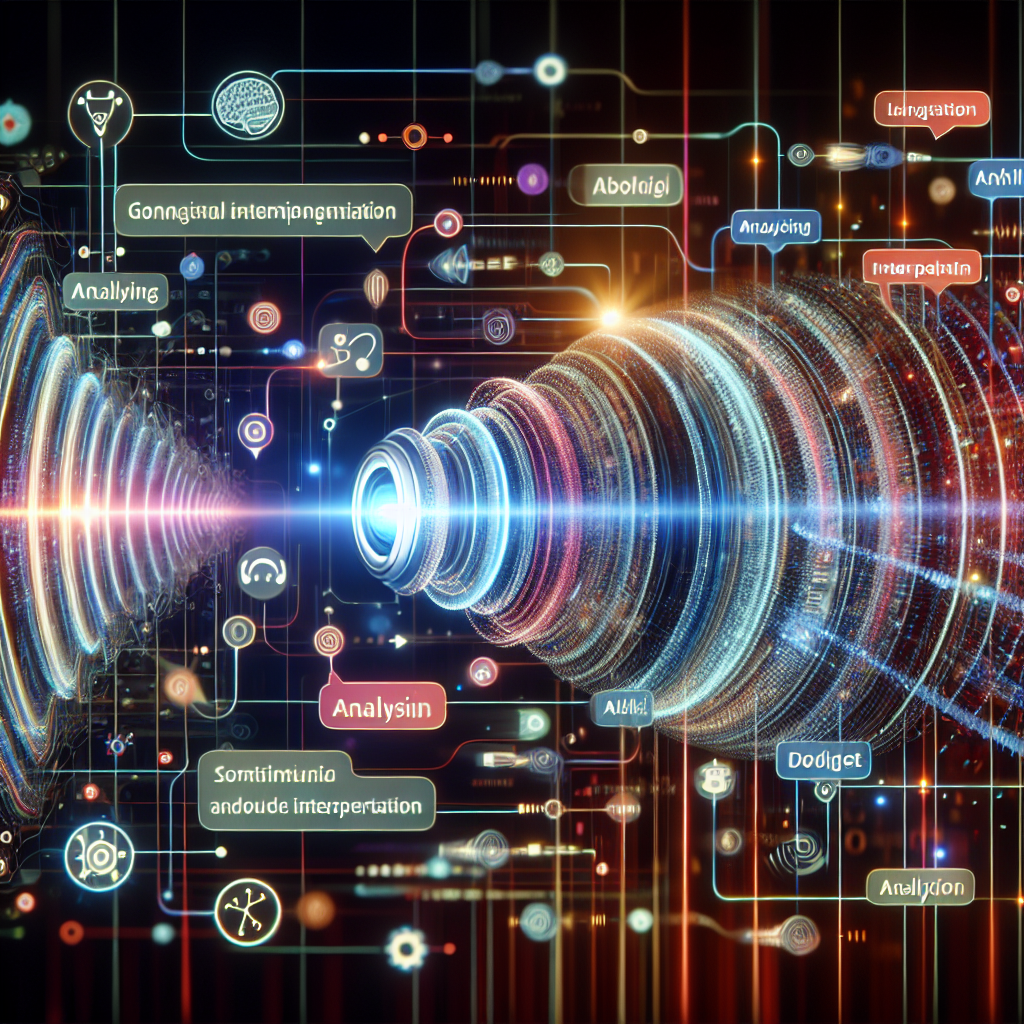 An illustration depicting AI scanning through lines of dialogue text