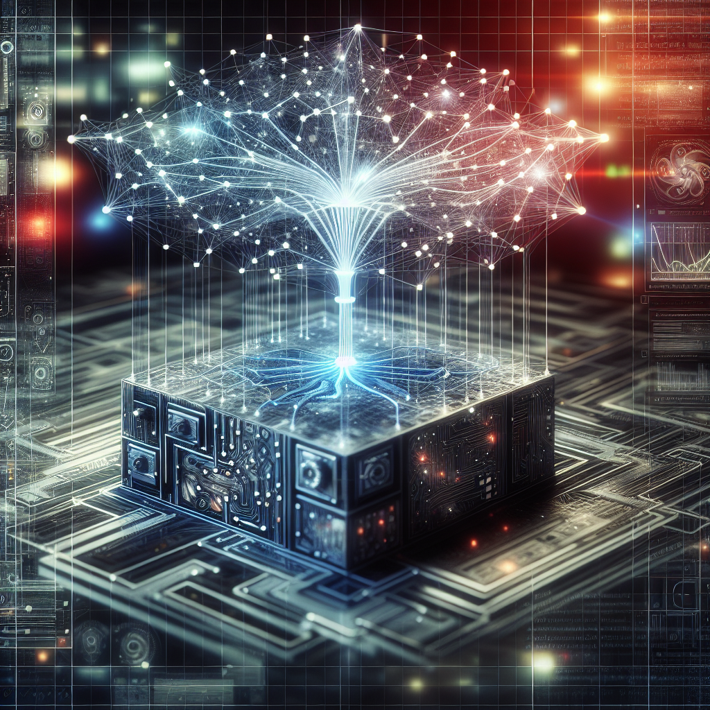 An image of a neural network model illustrating AI-driven troubleshooting