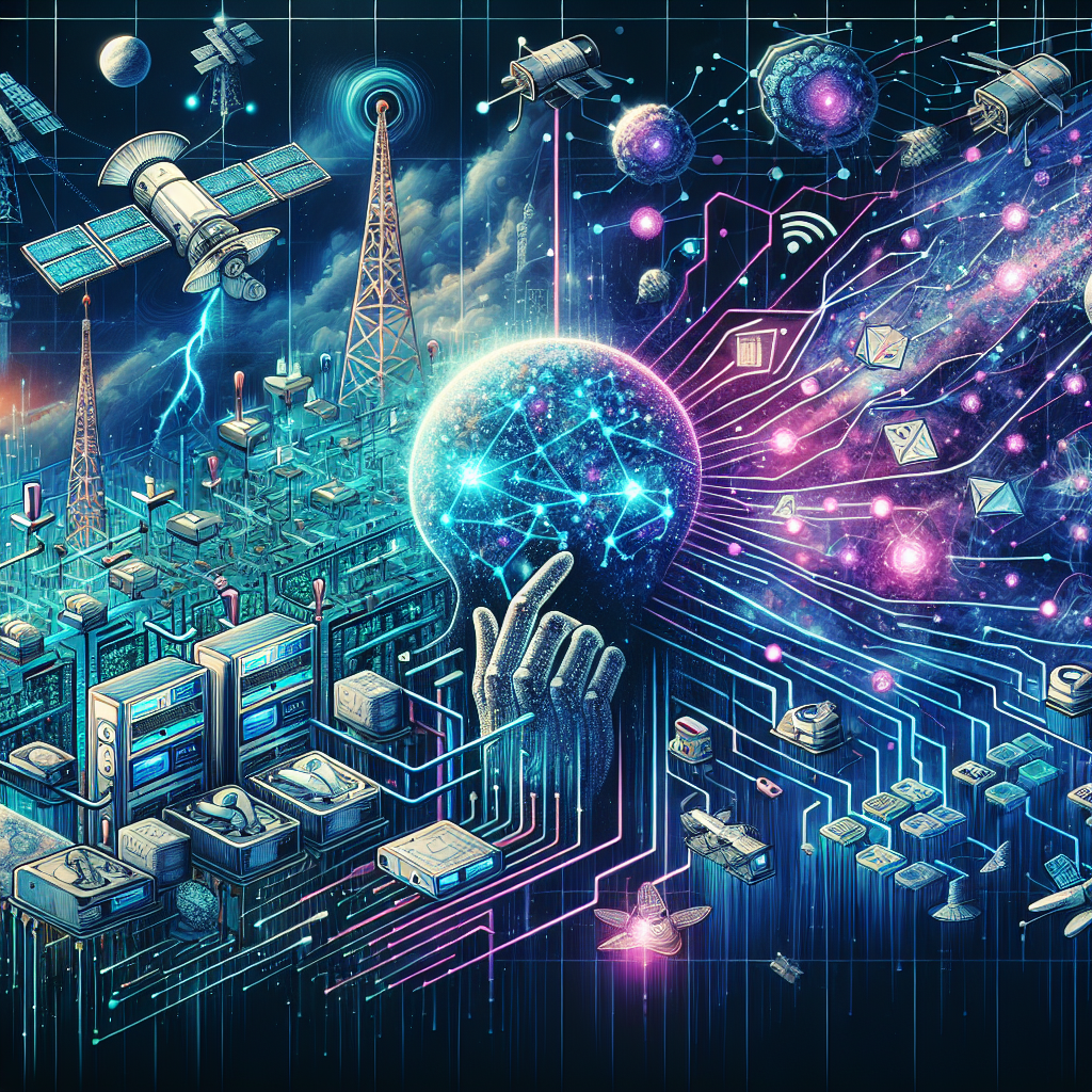 An illustration showcasing various challenges in implementing AI in phone system capacity planning
