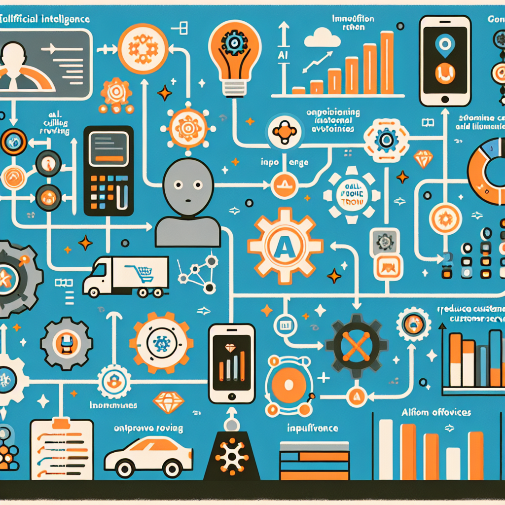 An infographic showcasing the benefits of AI in phone tree optimization for businesses