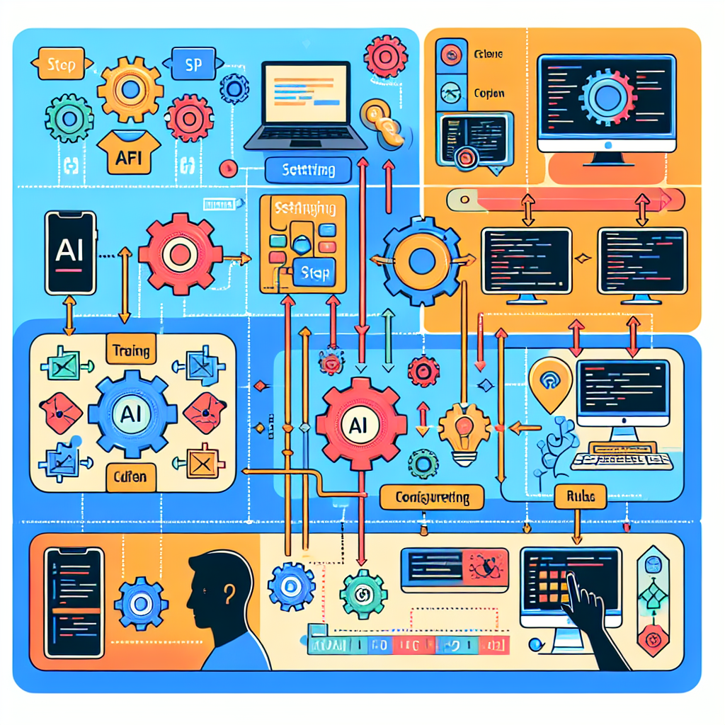 An image illustrating the basic steps of setting up an AI-managed call forwarding system