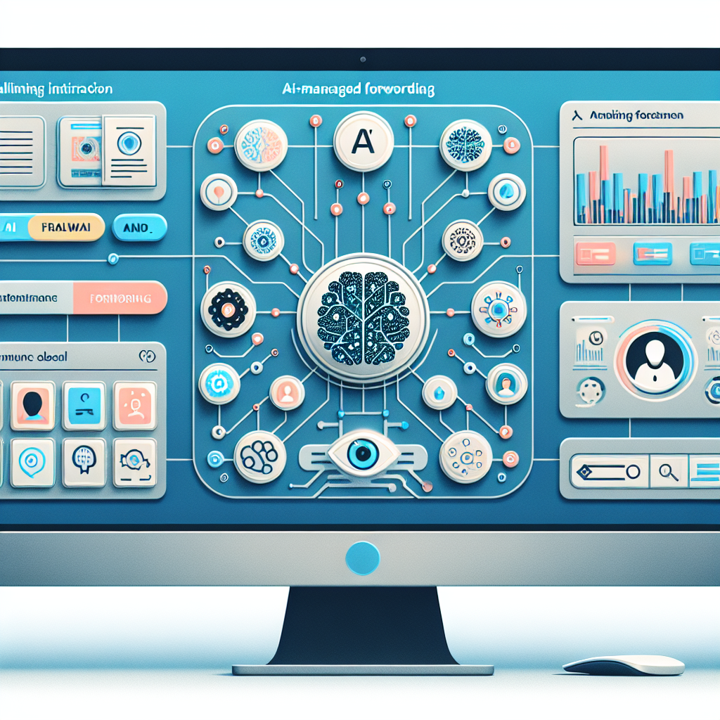 An image of a AI-managed call forwarding interface