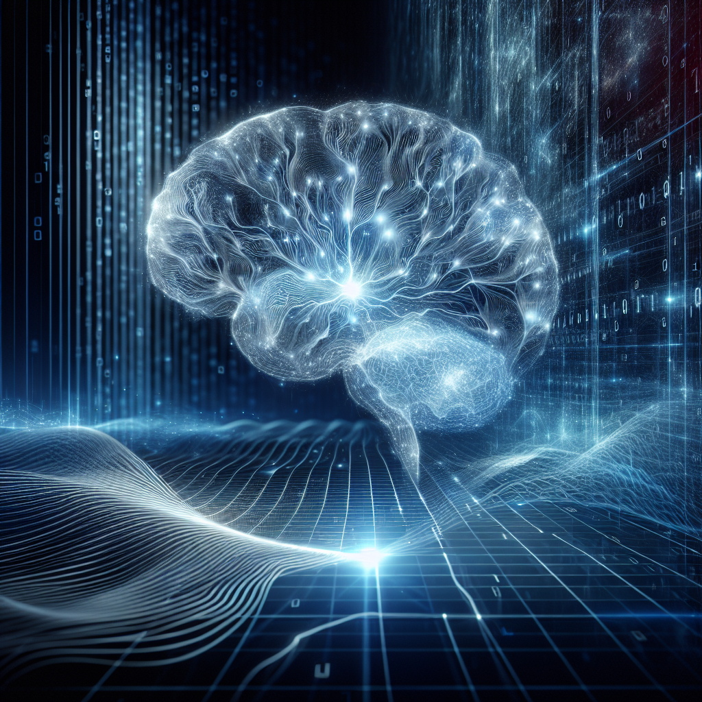 An artificial intelligence concept image representing digital communication