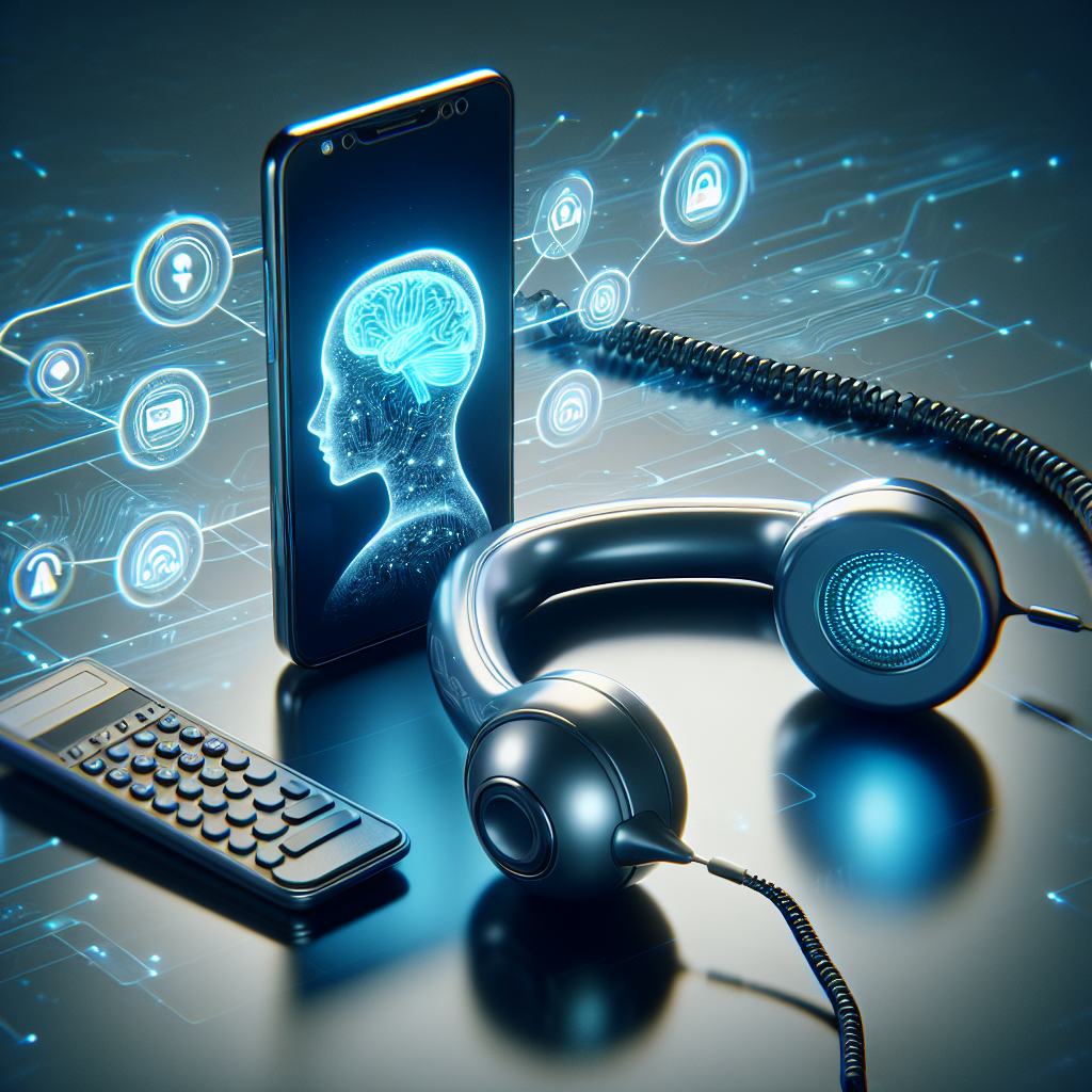 Visual representation of AI-powered phone receptionists