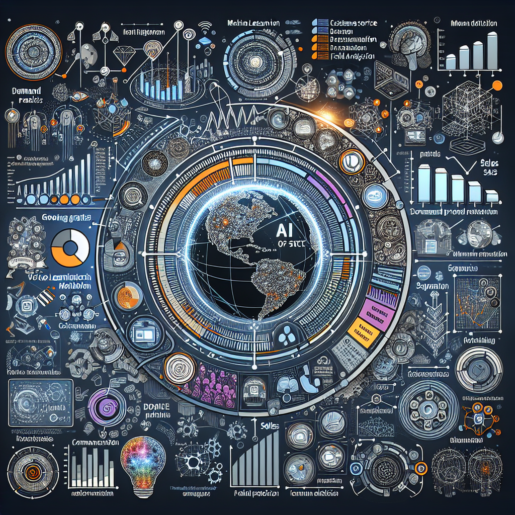 An infographic illustrating future trends and advancements in AI call analytics