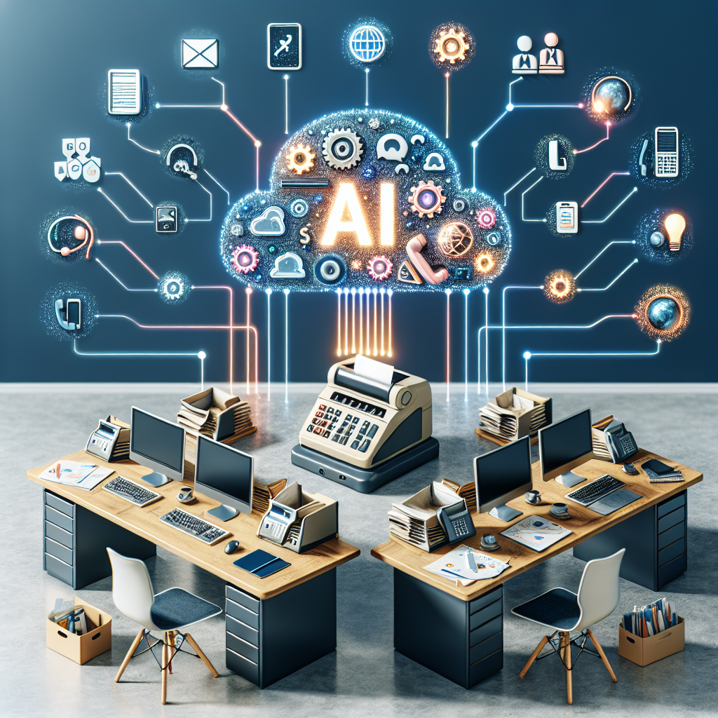 A visual representation of how AI-driven call automation works in a small business environment.