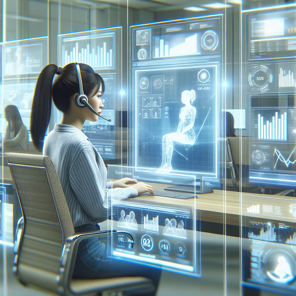 A virtual assistant handling customer support calls