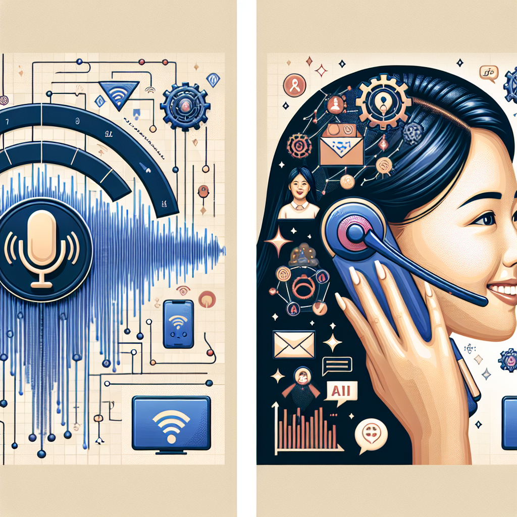 An illustration of a caller intent detection system interacting with a customer and solving issues
