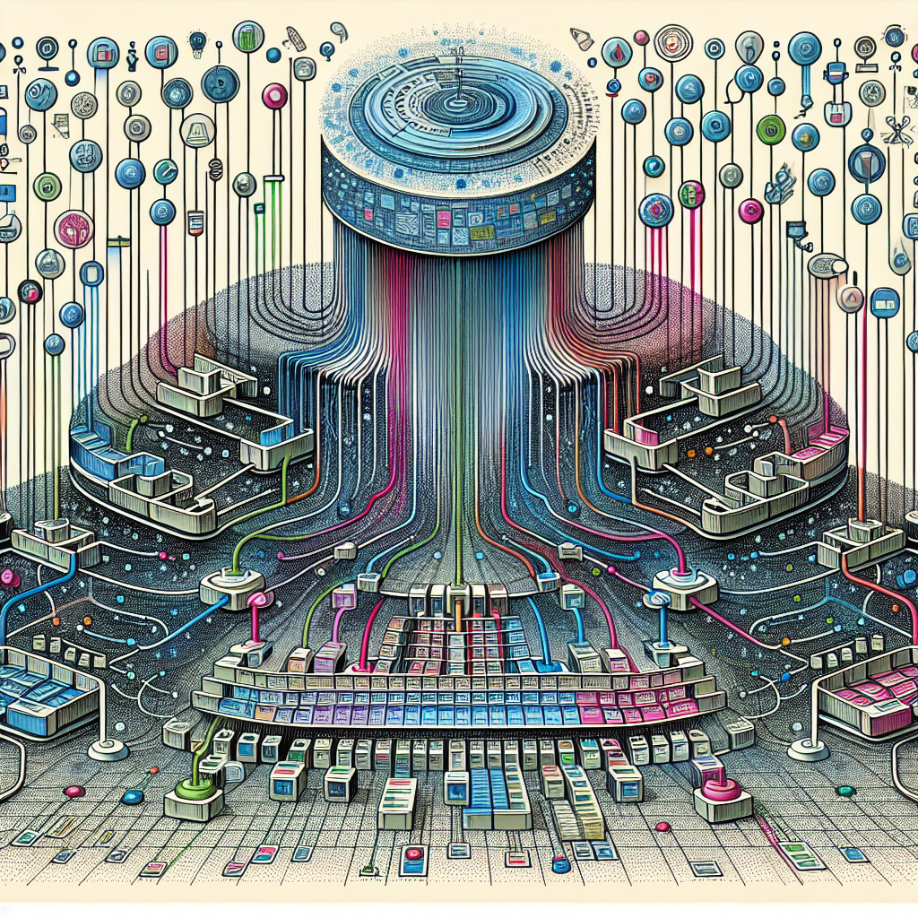 A graphical illustration showing an overview of automated caller profiling