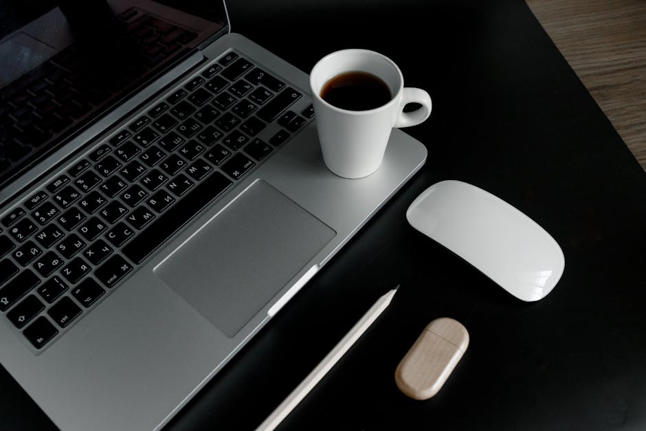 A sleek, modern office with a digital interface showing incoming calls, seamlessly integrating with a CRM system, illustrating efficiency in customer interactions.