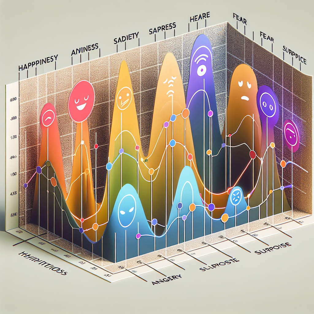 An image depicting a graph showing different emotions that AI can detect through voice calls