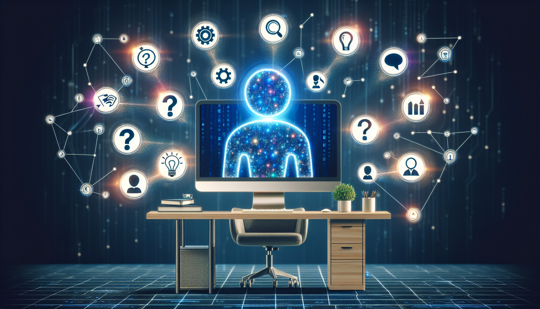 An AI assistant responding to client inquiries