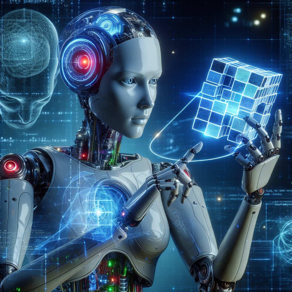 An AI robot illustrating the concept of Artificial Intelligence