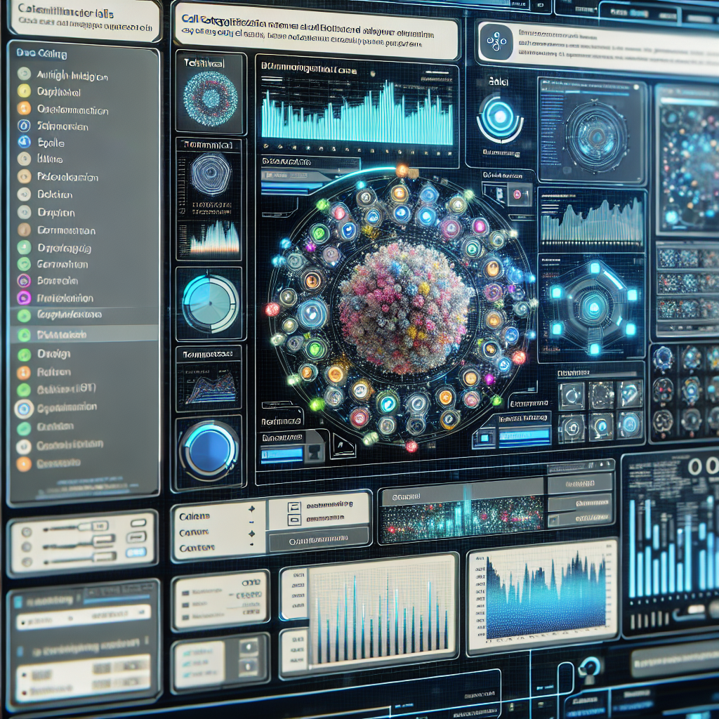 An image depicting a digital interface of an AI-driven call categorization system