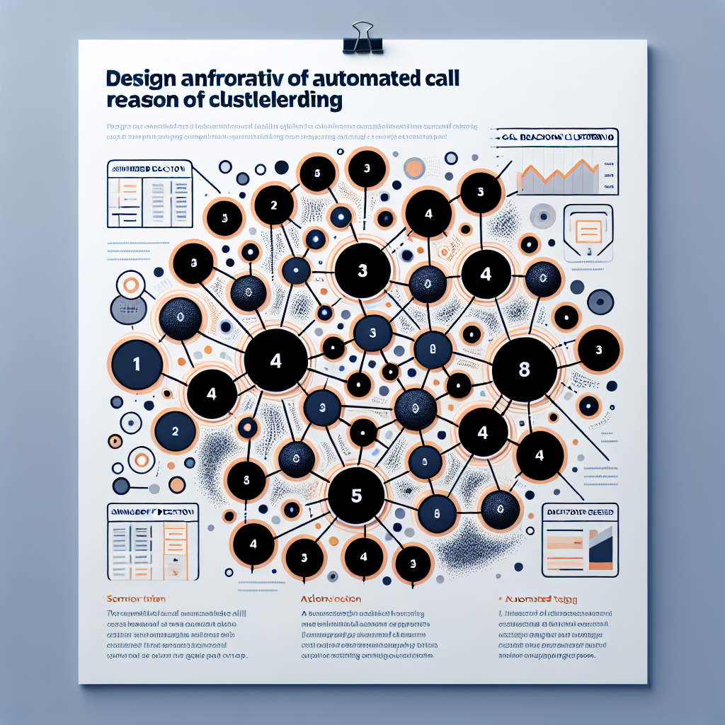 An infographic showing how automated call reason clustering works