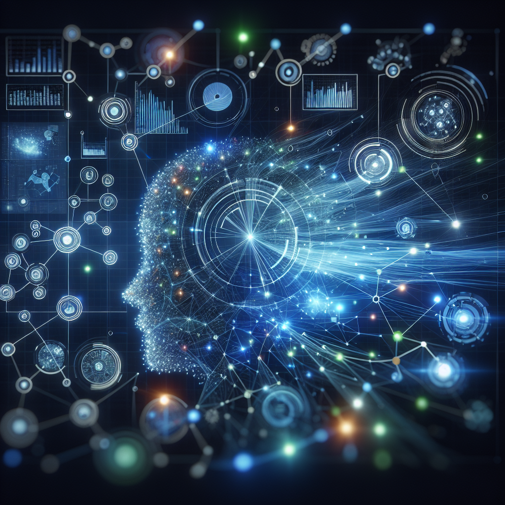 An illustration showing AI analyzing different personal data points