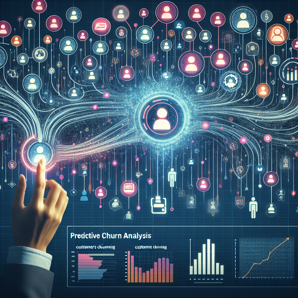 A visual representation of predictive churn analysis based on call patterns.