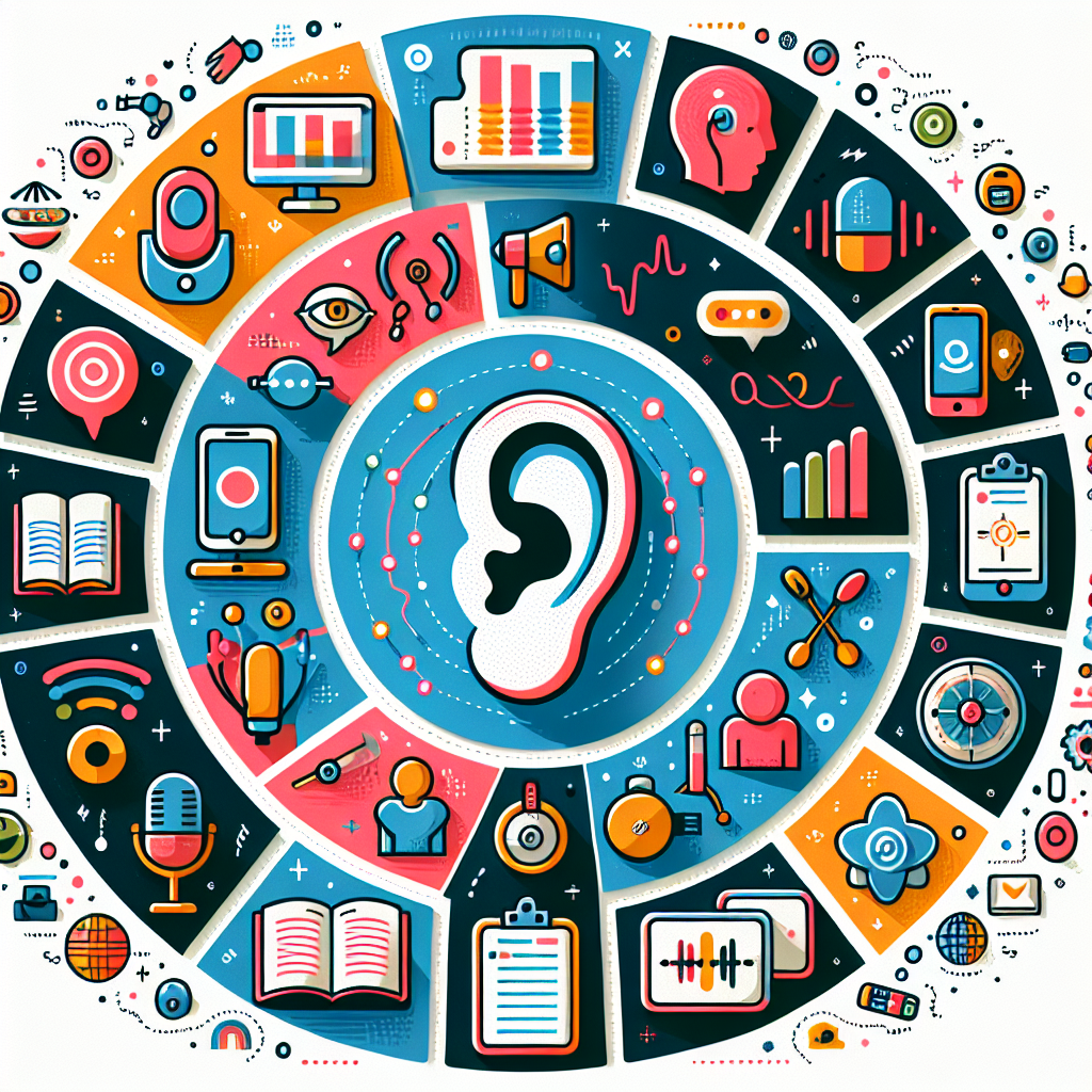 An infographic illustrating various applications for voice emotion AI in different sectors