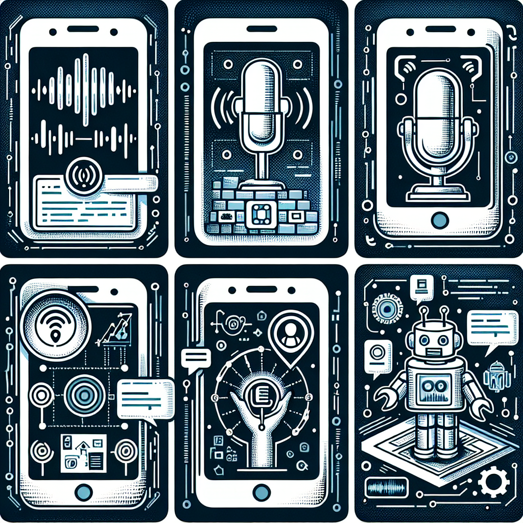 An image showcasing various types of voice recognition software