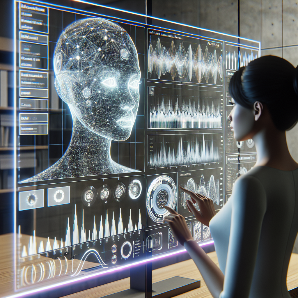 An AI Assistant processing Voice Sentiment Analysis