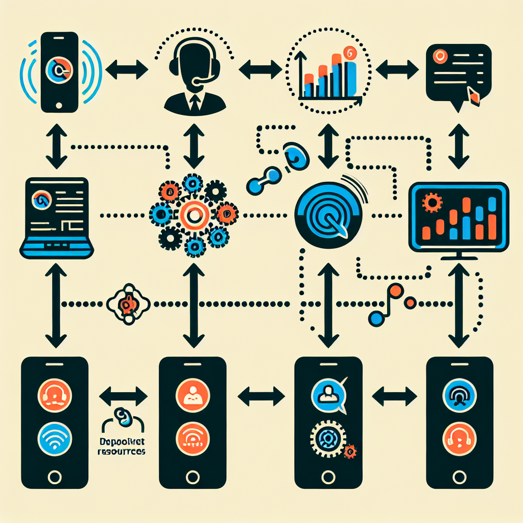 An infographic showing a simplified diagram of how Intelligent Call Handling works