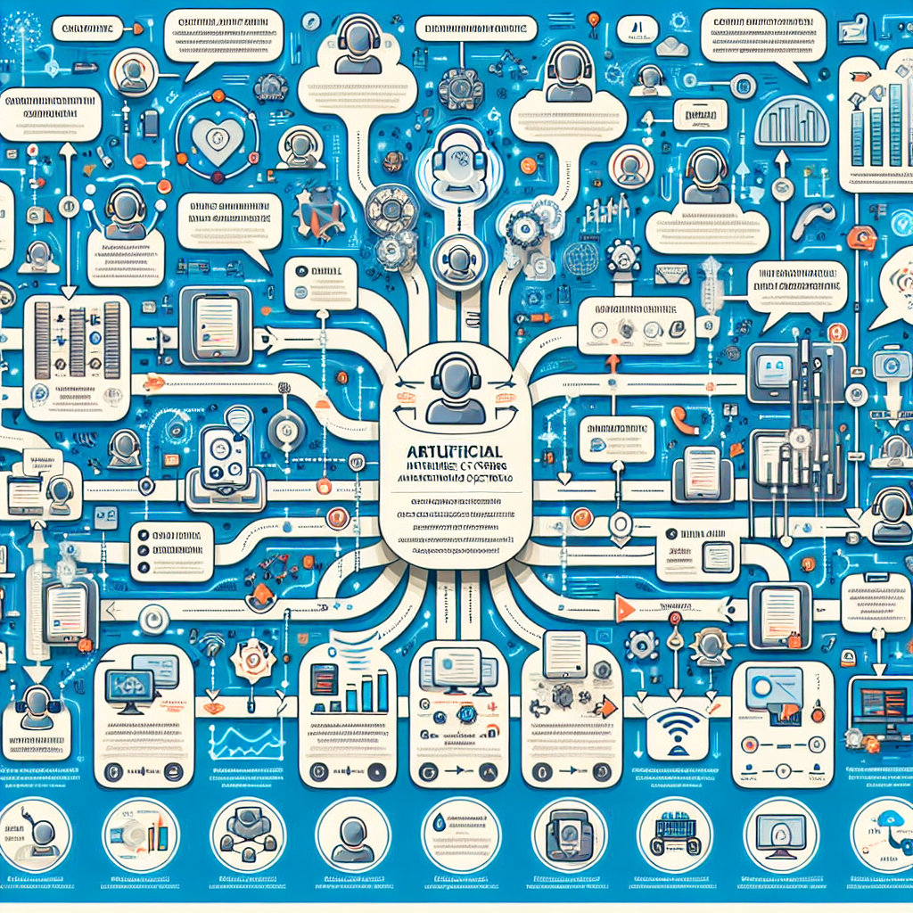 An infographic showing AI managing high call volumes