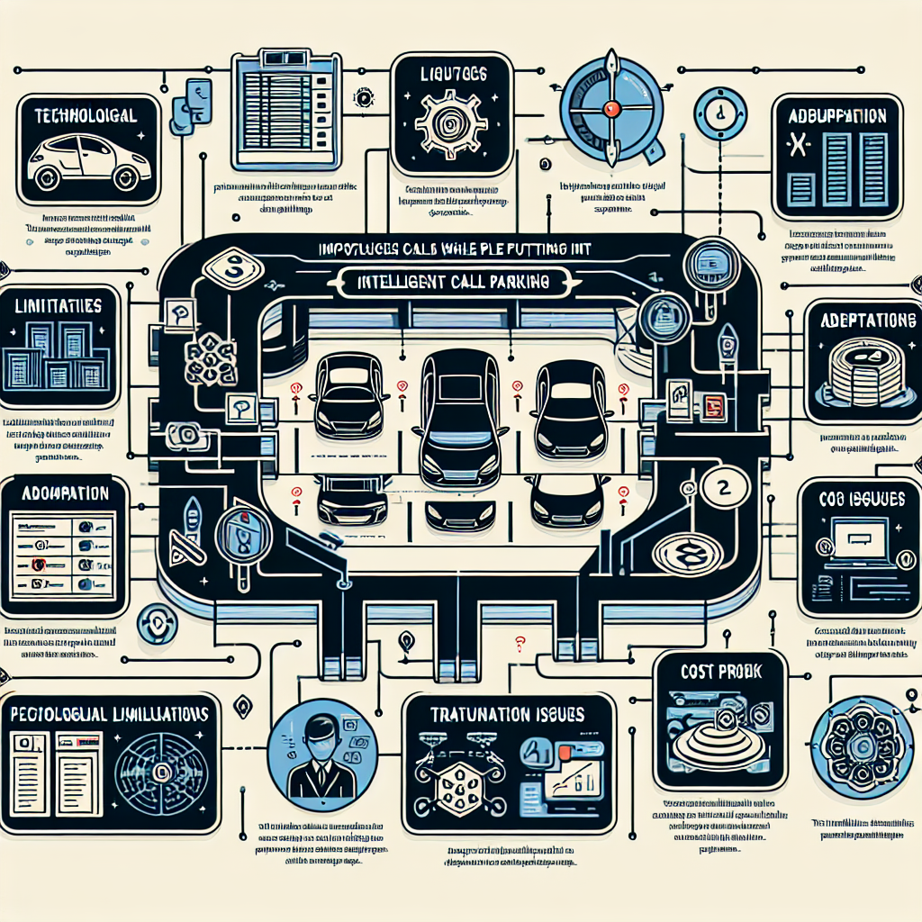 An infographic illustrating the different challenges of implementing Intelligent Call Parking systems