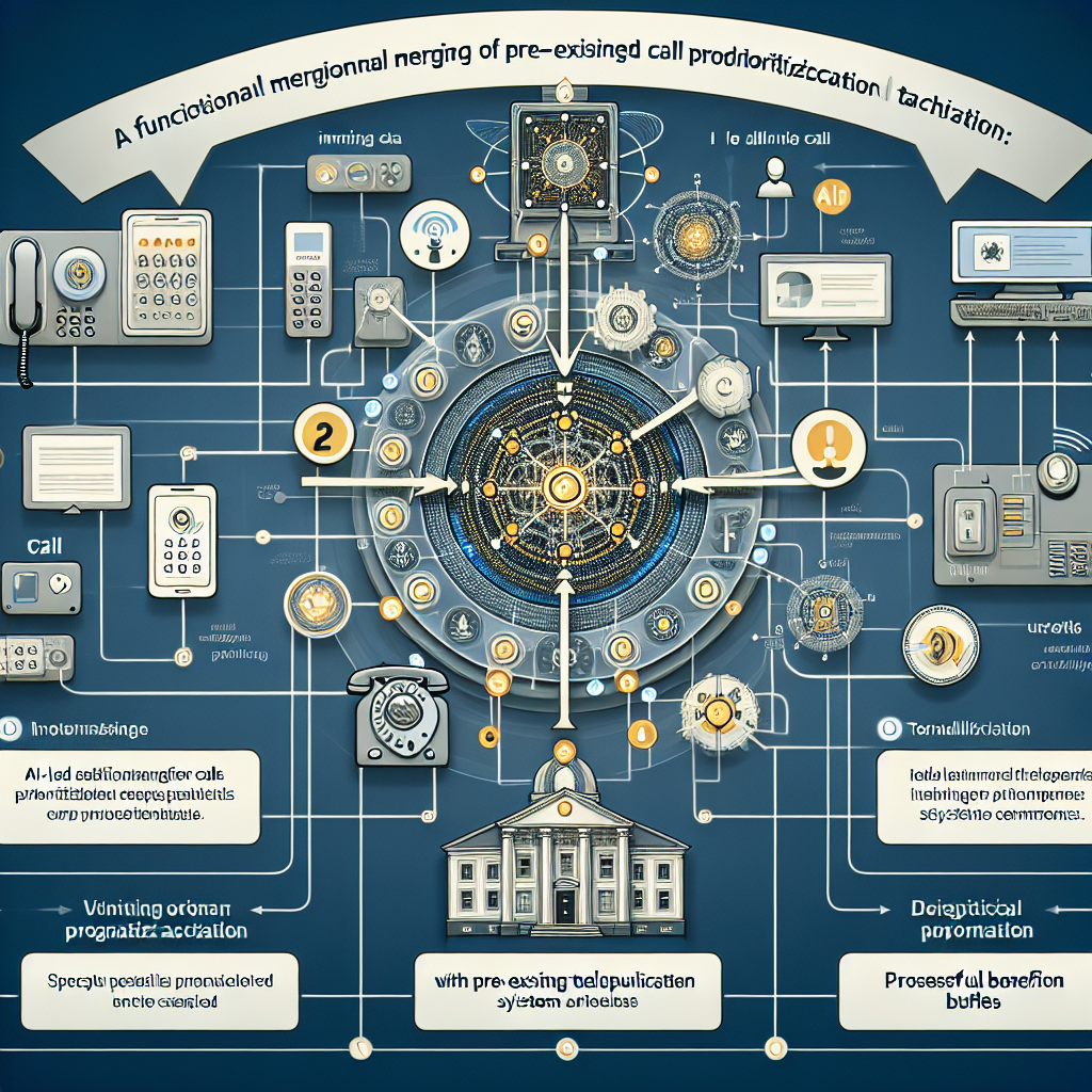 An infographic highlighting how AI-driven call prioritization can be integrated with existing phone systems