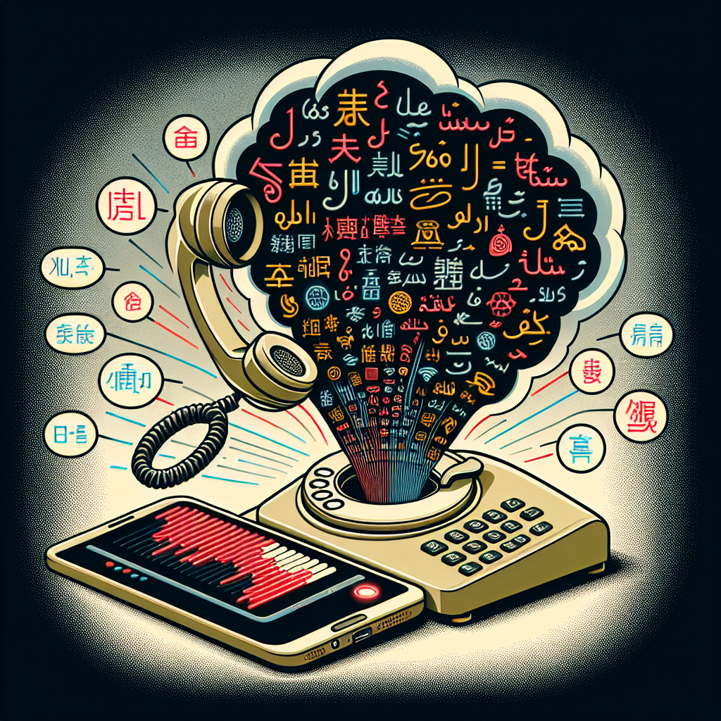 An image showcasing the process of voicemail to text conversion