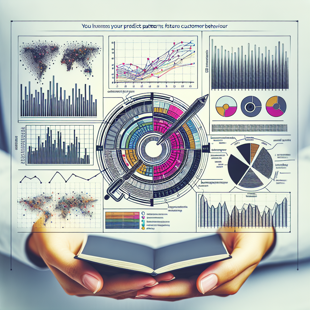 An image showing a graphical representation of predictive analytics in action, possibly a chart or a graph indicating patterns of customer behavior.
