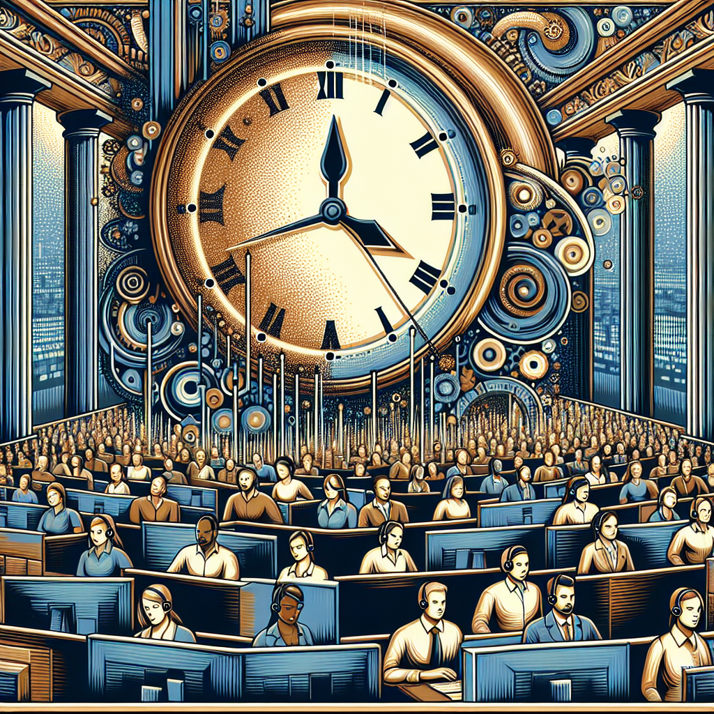 An image displaying a clock, indicating the importance of quick responses in customer service.