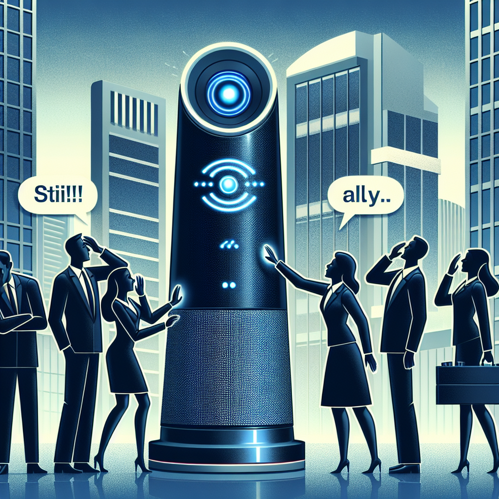 An image illustrating confusion or difficulty in understanding voice commands, denoting the challenges faced by businesses implementing voice recommendation systems.
