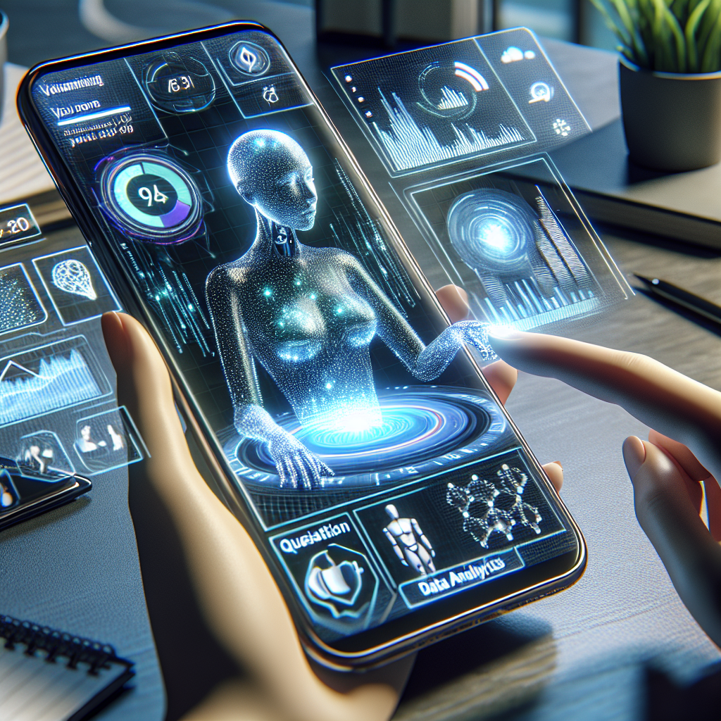 A visual showing the AI powered voice assistant making product recommendations over phone