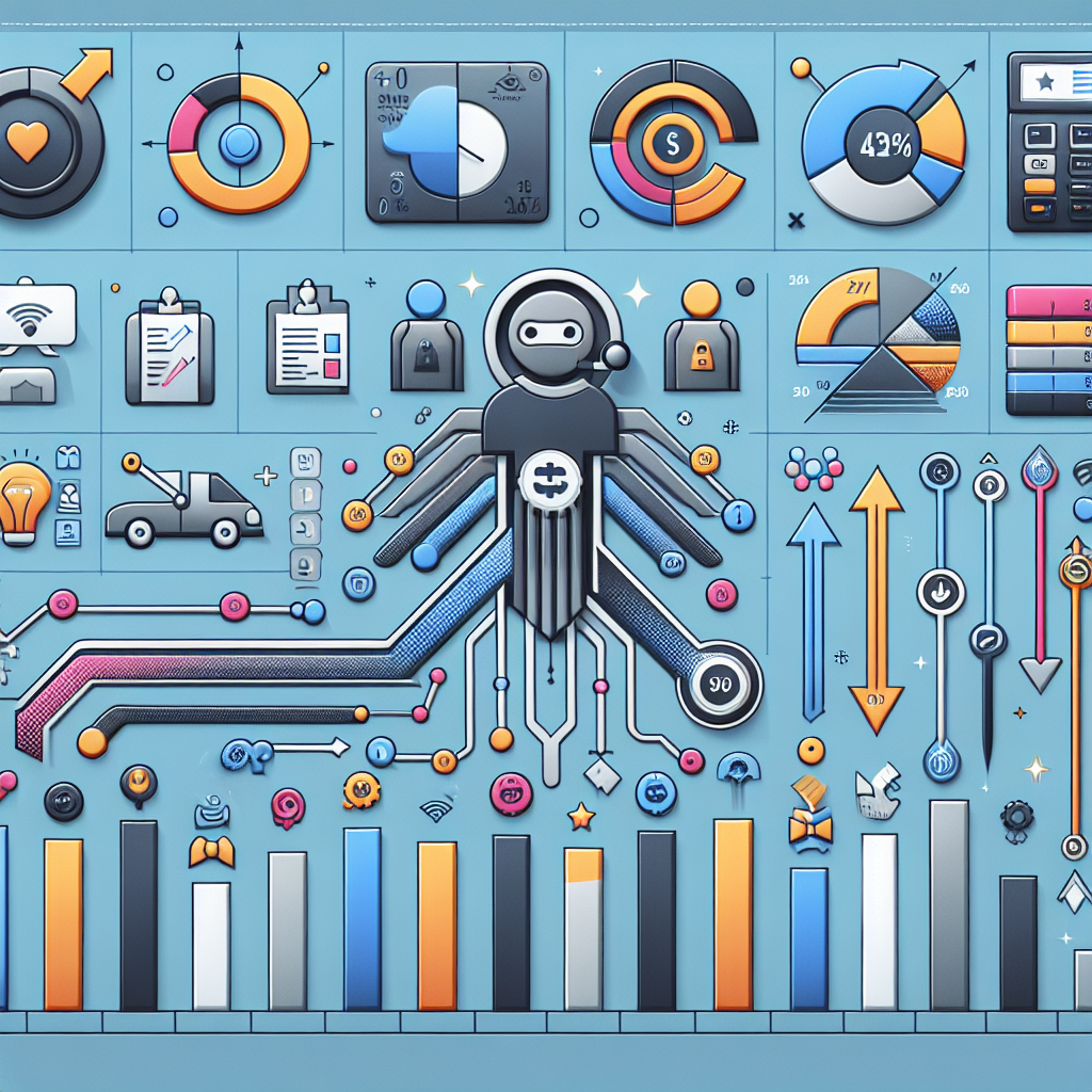 An infographic showing the improvements in various metrics brought about by the AI receptionist service