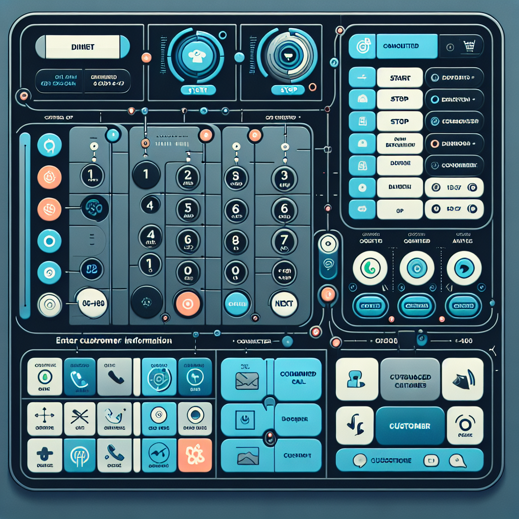 An image showing a predictive dialer system interface
