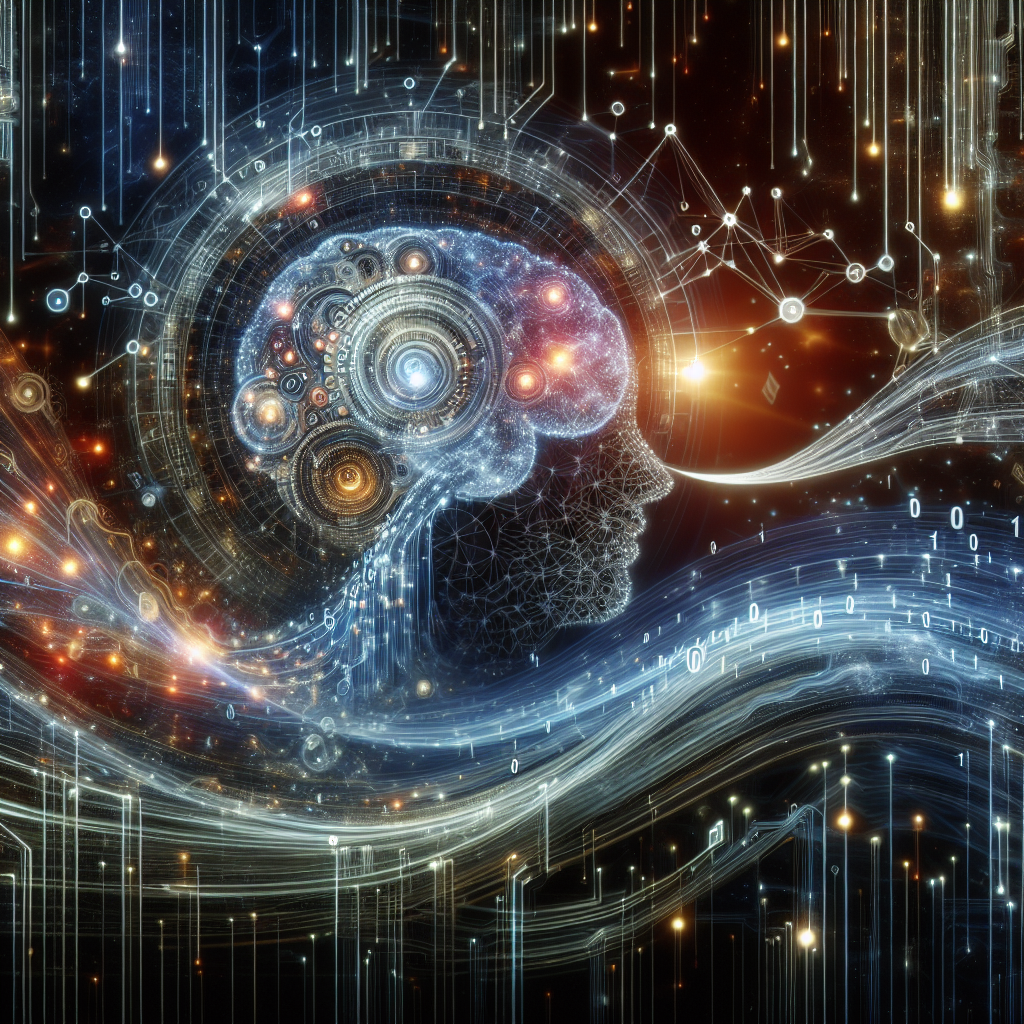 An illustration depicting the flows of streamed data required for AI systems