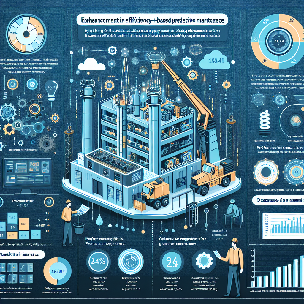 An infographic showcasing the improvement in efficiency and cost-savings by Verizon with AI-driven predictive maintenance