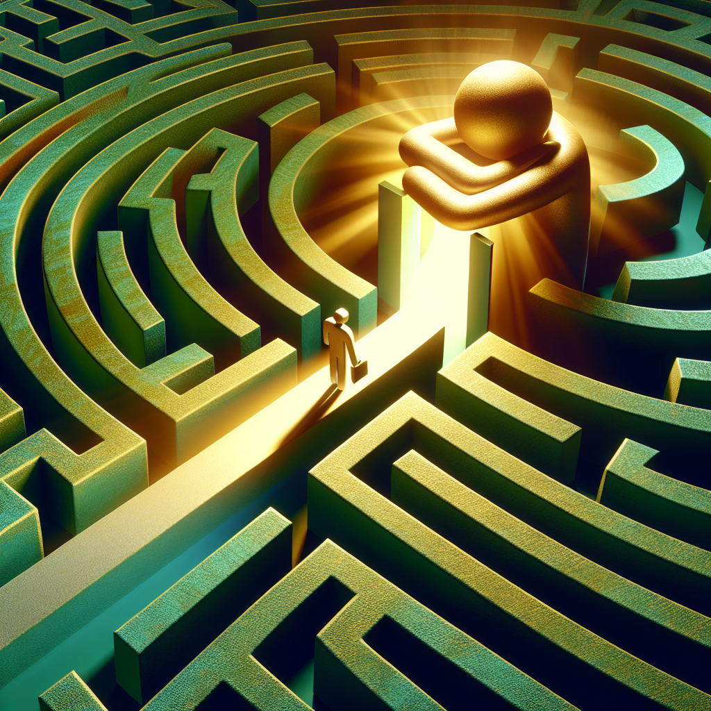 An abstract image that represents a business reconnecting with a lost customer, signifying a customer win-back campaign.