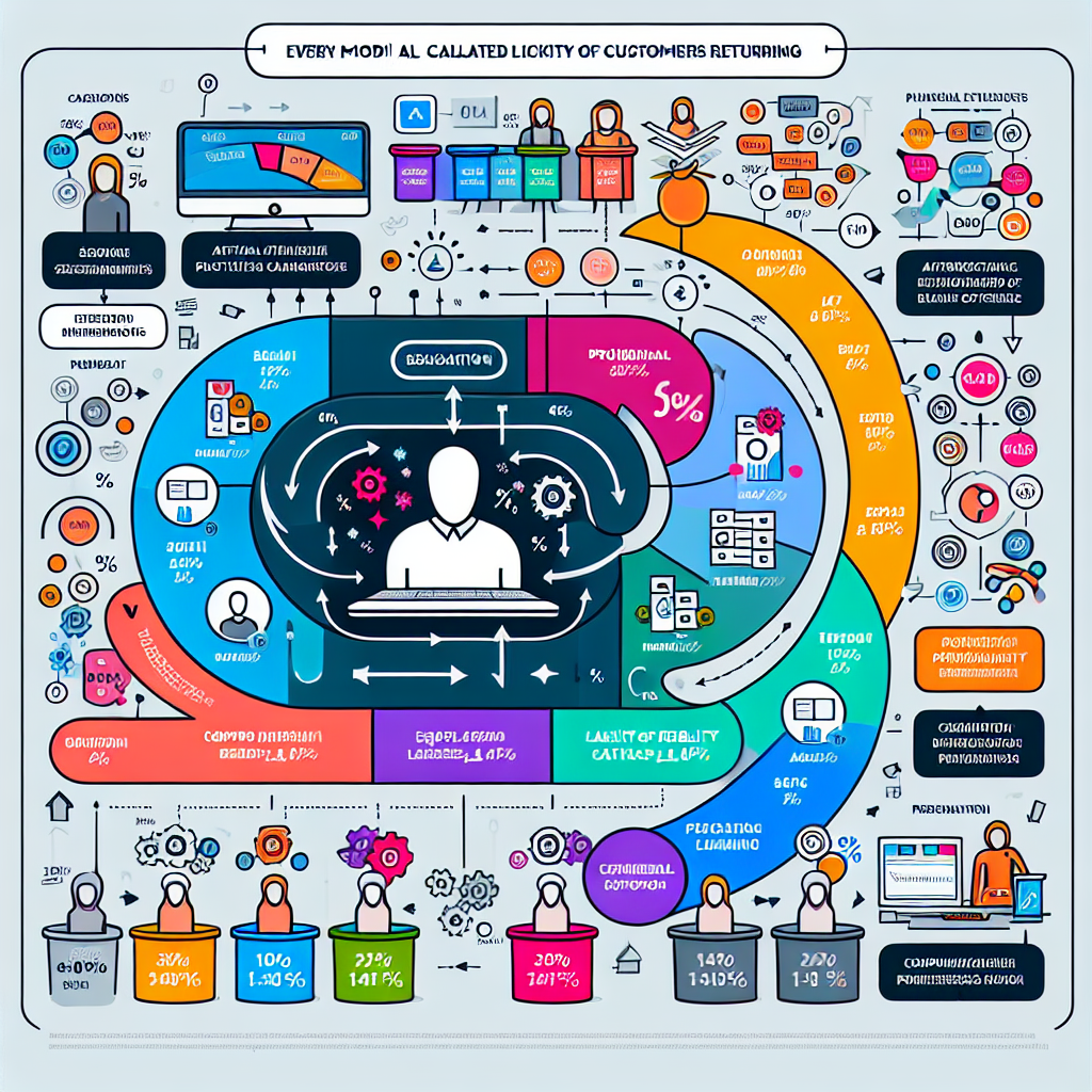 An infographic showing how AI segments lapsed customers based on their likelihood to return