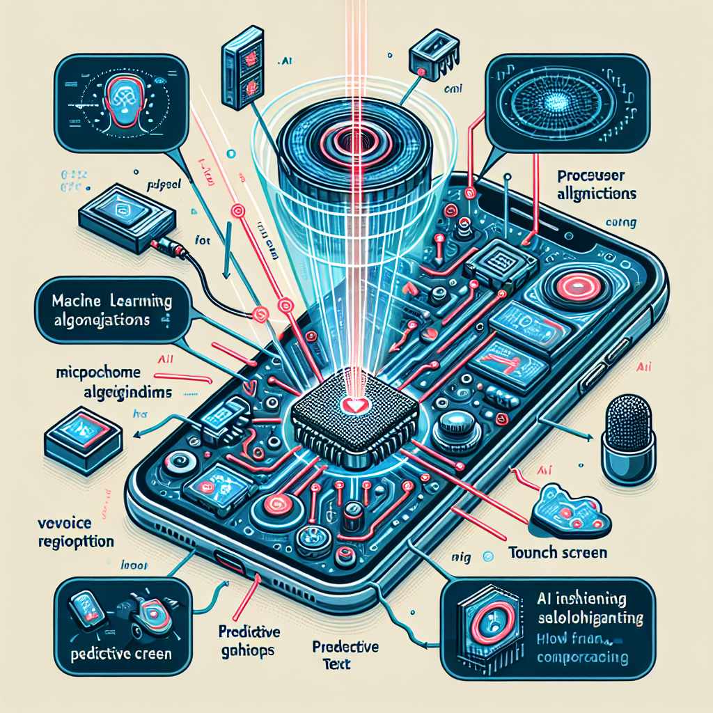 An infographic demonstrating how AI-powered phone systems work