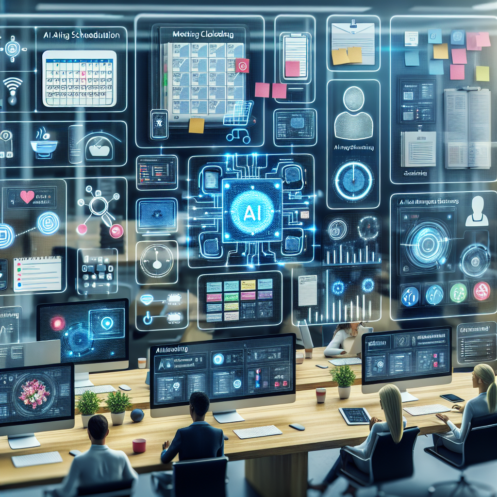 A selection of possible AI enabled scheduling systems
