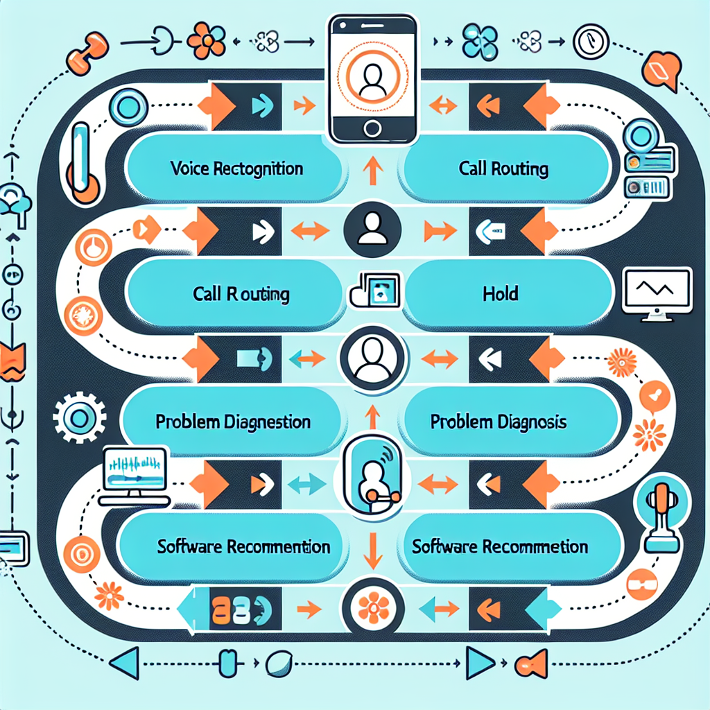An infographic illustrating how automated call disposition works