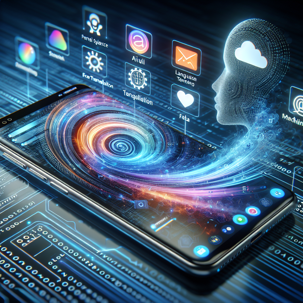 An image depicting AI integration into a phone system