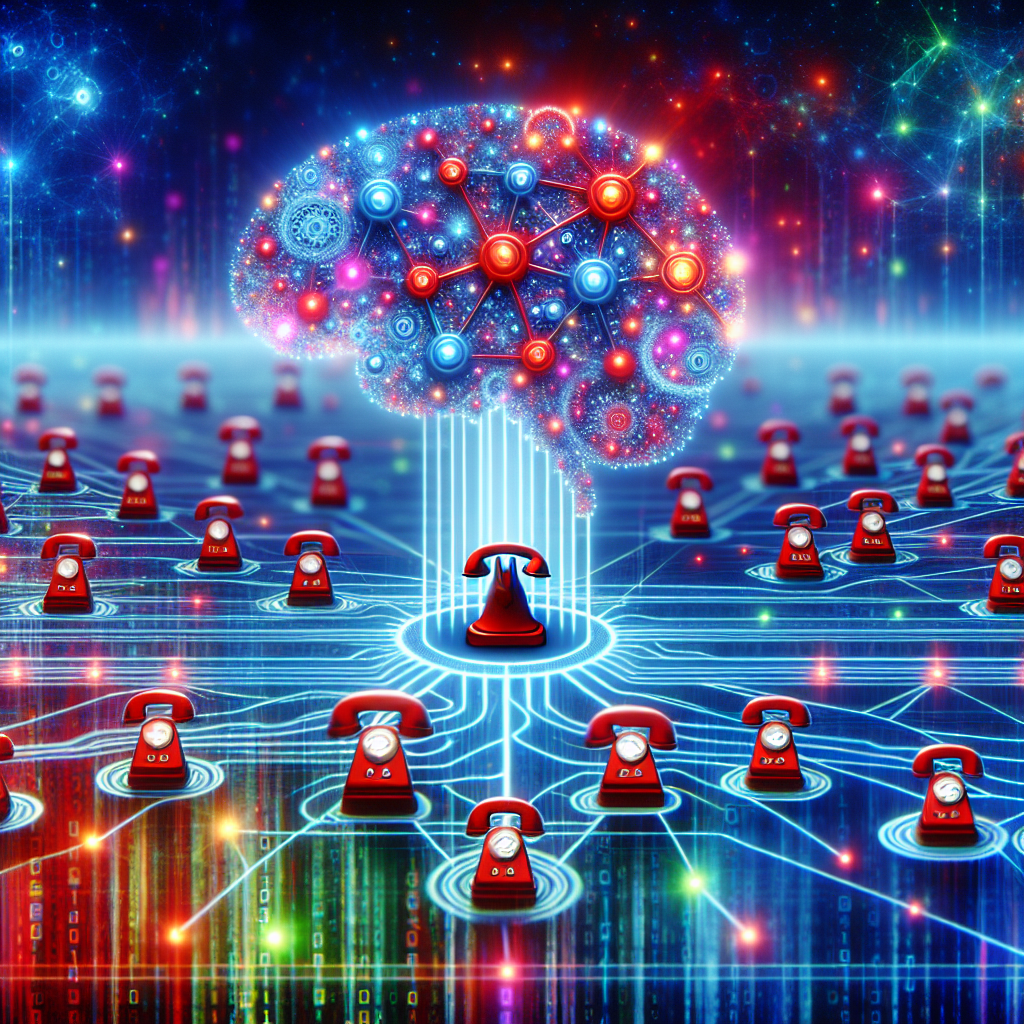 A symbolic image of AI-powered callback system in action