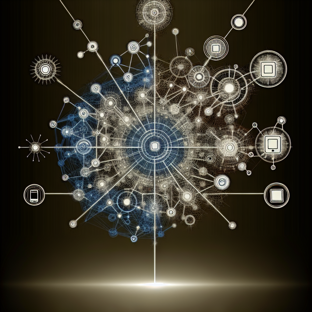 An illustrated network showcasing the numerous applications Zapier can connect to, highlighting