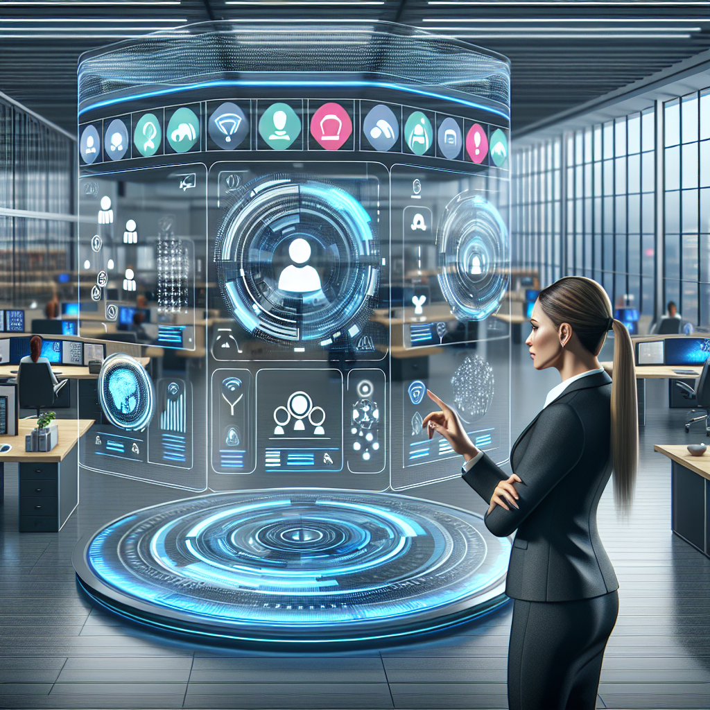 An image depicting AI-driven phone management systems in action